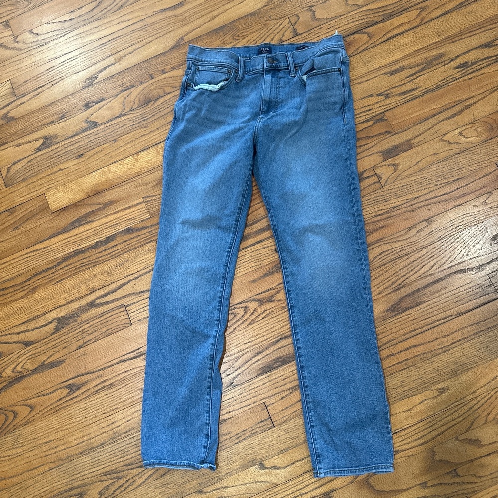 Men’s J Crew flex jeans straight leg